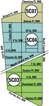 Map of ANC Single Member Districts